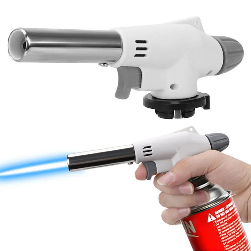 Camping Cooking Butane - Portable Metal Flame Gun Butane Gas