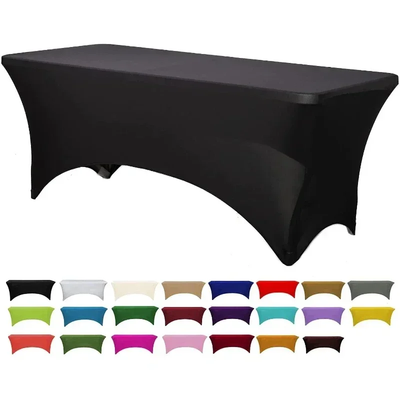 Camping Cooking Table Foldable - 6FT 8FTSpandex Tablecloth High Stretch Wedding