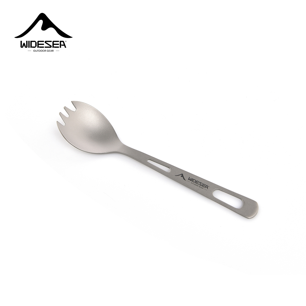 Camping Cooking Utensils Kit - Widesea Camping Cooking Set Spork Titanium