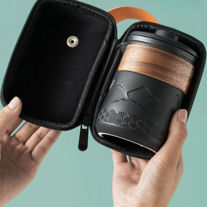 Camping Cooking Gear - Portable Travel Tea Set One Pot