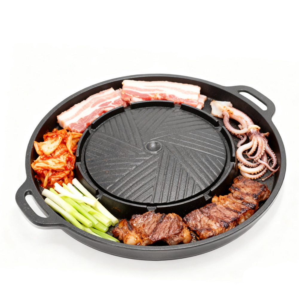 Camping Cooking Plate - KOSUN Korean BBQ Grill Pan 2