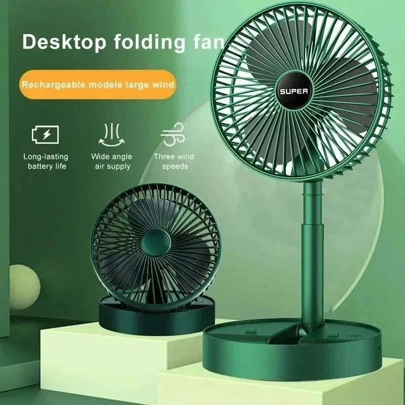 Camping Cooking Table Foldable - USB Foldable Electric Fan Cold Air