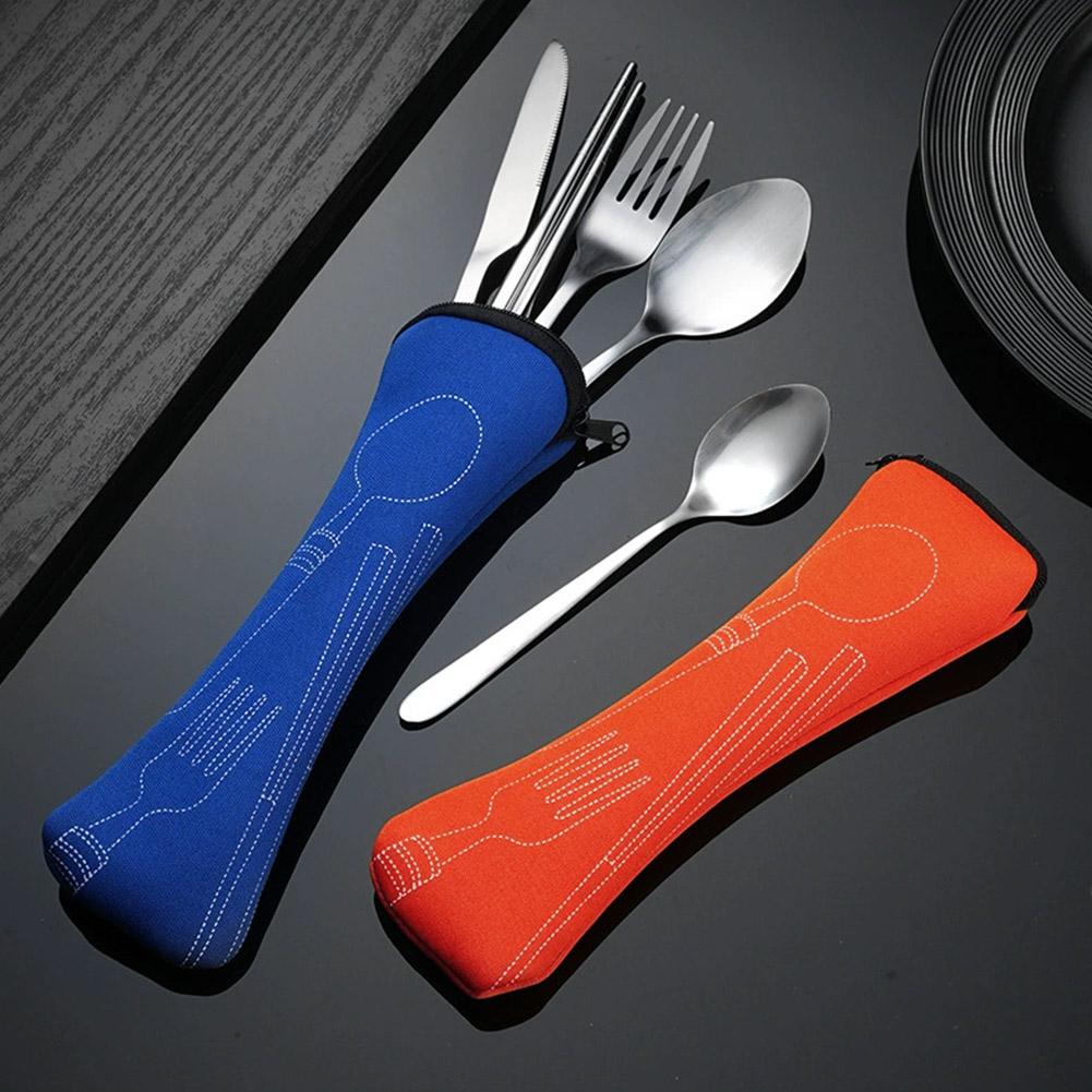 Camping Outdoor Cooking Table - Picnic Set Tableware Washable with Zipper