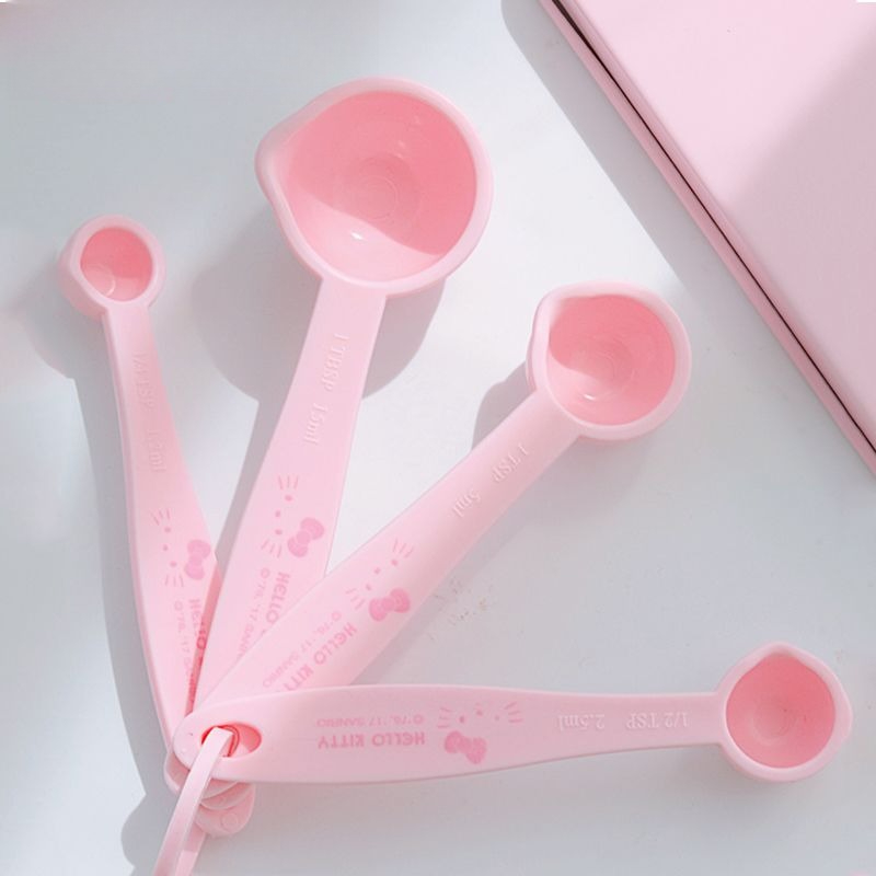 Camping Cooking Tool Set - Hello Kitty printed measuring spoon set