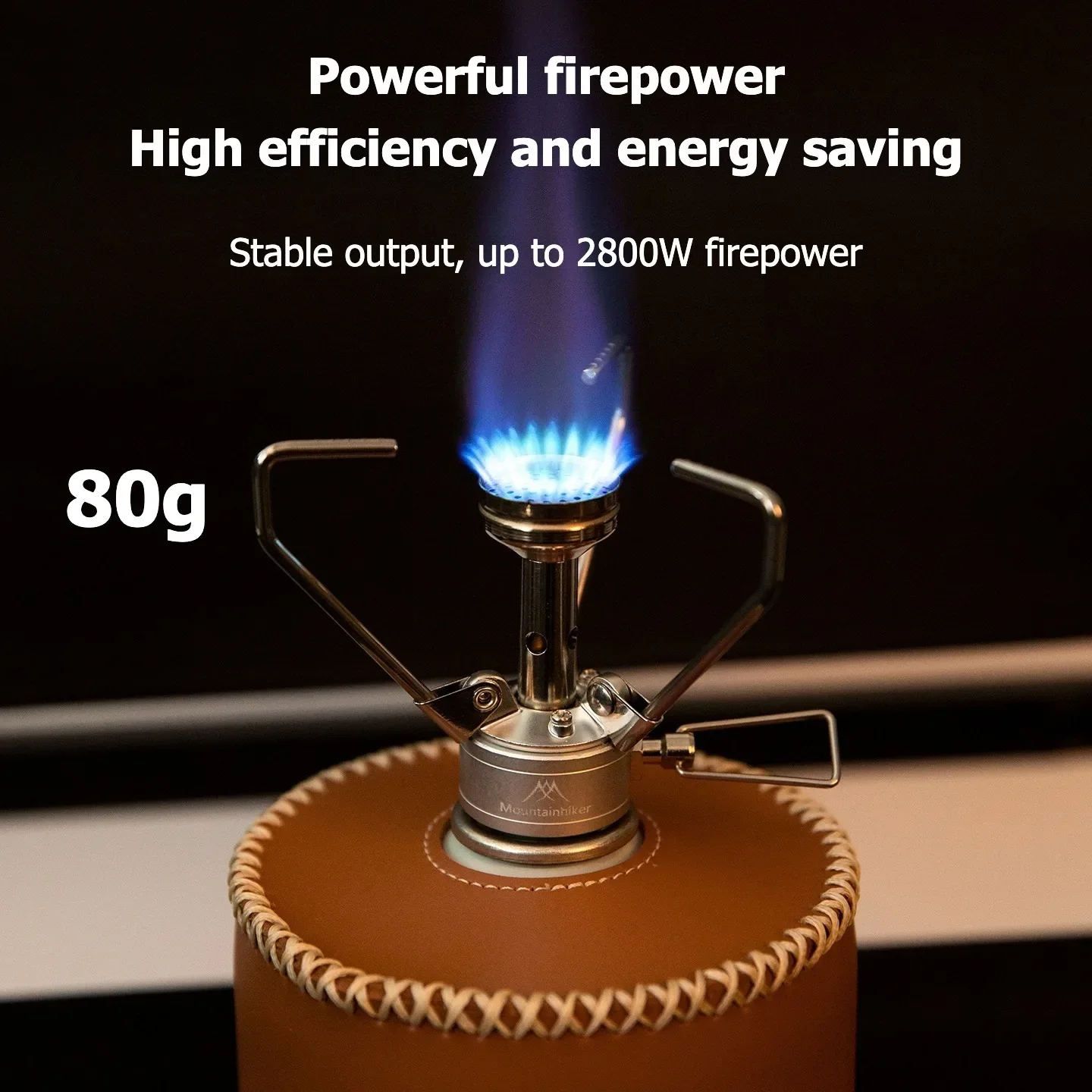 Camping Cooking Butane - Mountainhiker Ultralight 304 stainless steel Integrated