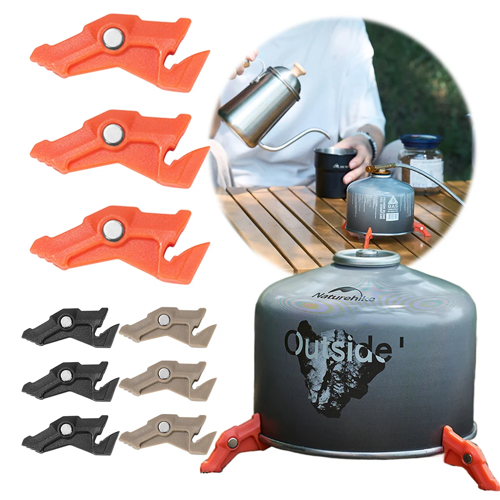 Camping Cooking Gas Stove - Magnetic Tripod Gas Tank Bracket Multifunctional