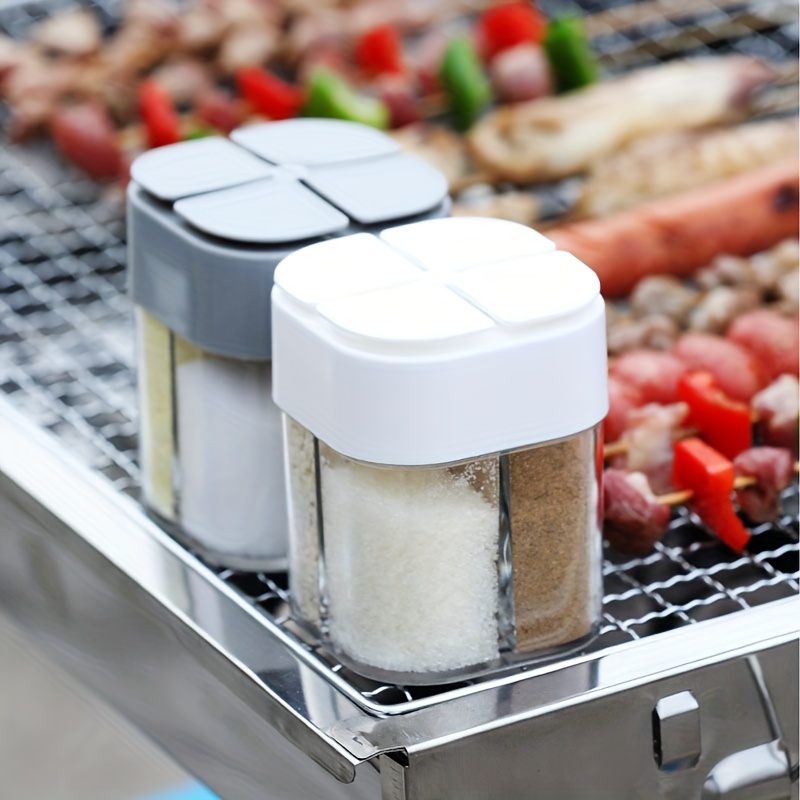 Camping Cooking Utensils Kit - 4in1 Camping Seasoning Shaker Multi-Purpose Spice