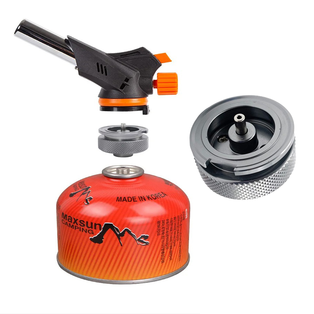 Aluminum Alloy Gas Canister Ad - Camping Cooking Butane 评论和价格
