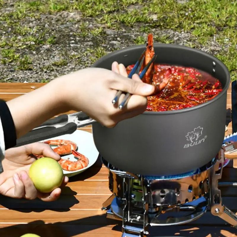 Camping Cooking Pot Bulin BL20 - Camping Cooking Set Stainless Steel 评论和价格