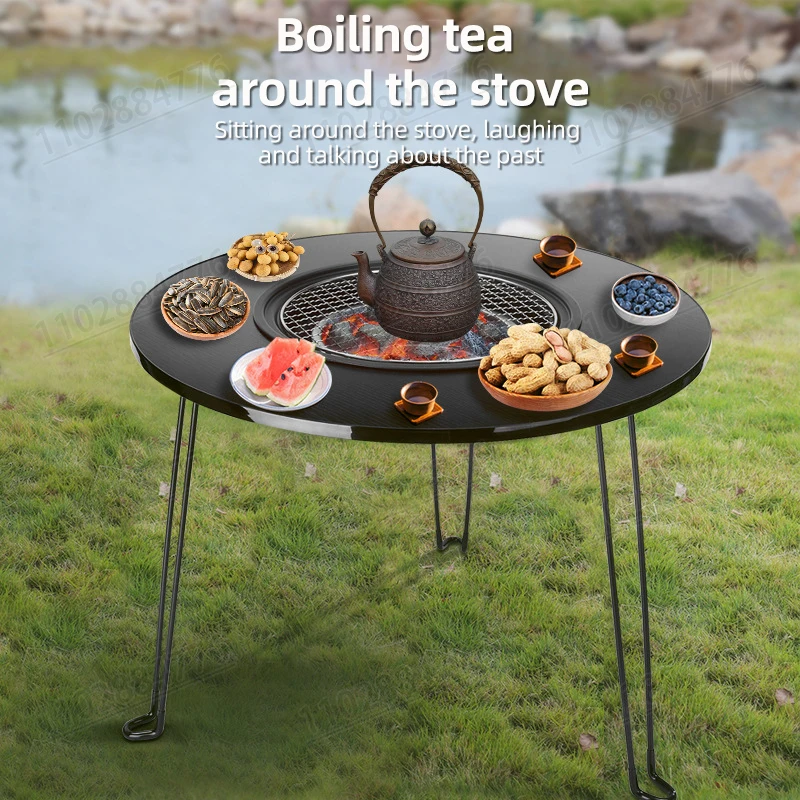 Foldable Portable Non-smoking  - Camping Cooking Table Foldable 评论和价格