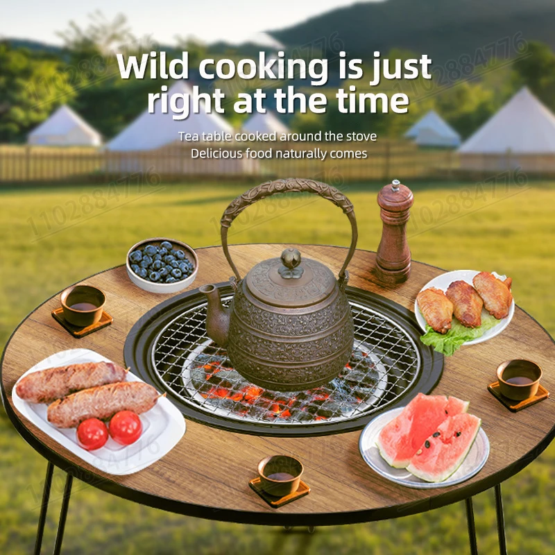 Foldable Portable Non-smoking  - Camping Cooking Table Foldable 评论和价格