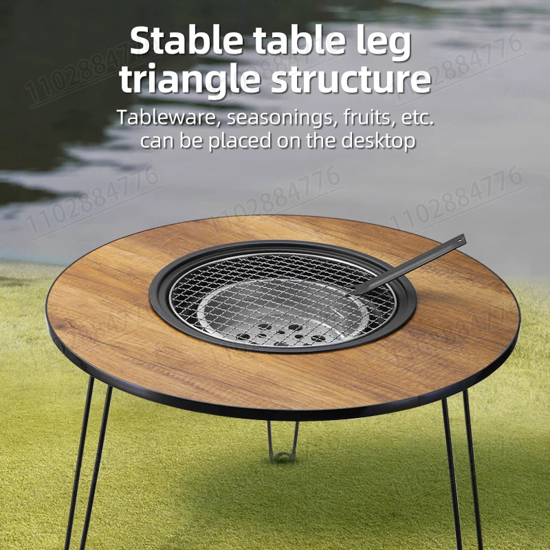 Foldable Portable Non-smoking  - Camping Cooking Table Foldable 评论和价格