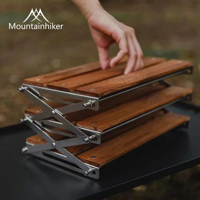 MOUNTAINHIKER Three-tier Rack  - Camping Cooking Table Foldable 评论和价格