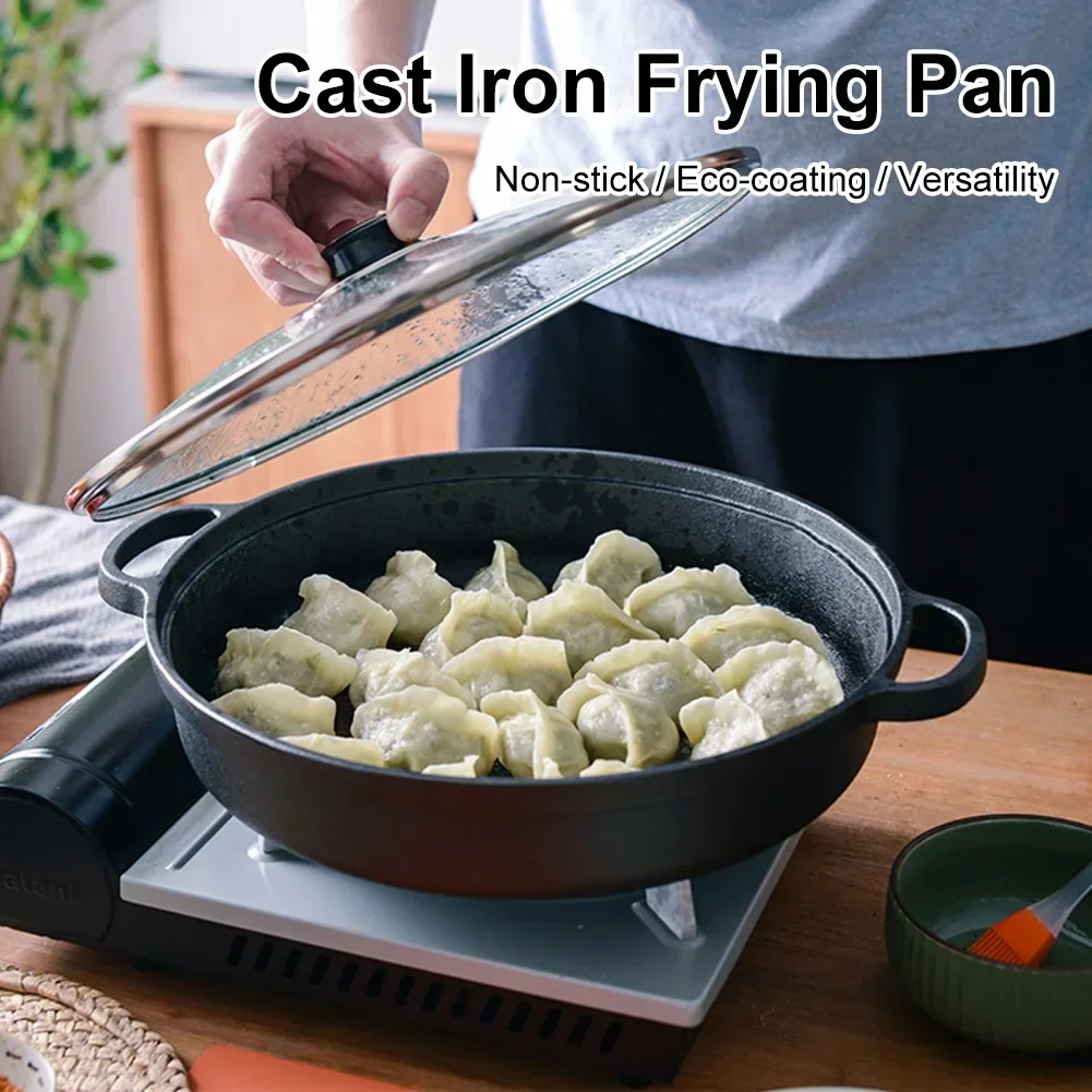 New Cast Iron Frying Pan Wok S - Skillet Cast Iron Camp 评论和价格