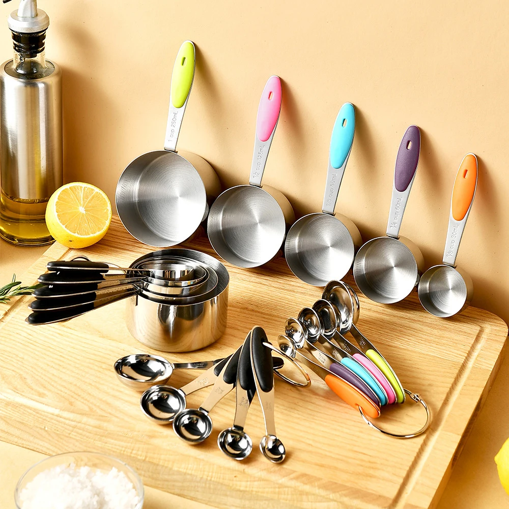 5/10Pcs Stainless Steel Measur - Camping Cooking Tool Set 评论和价格