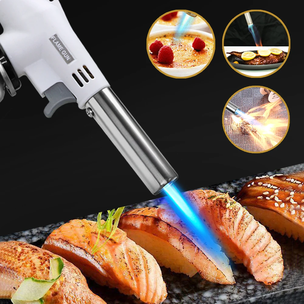 Portable Metal Flame Gun Butan - Camping Cooking Butane 评论和价格
