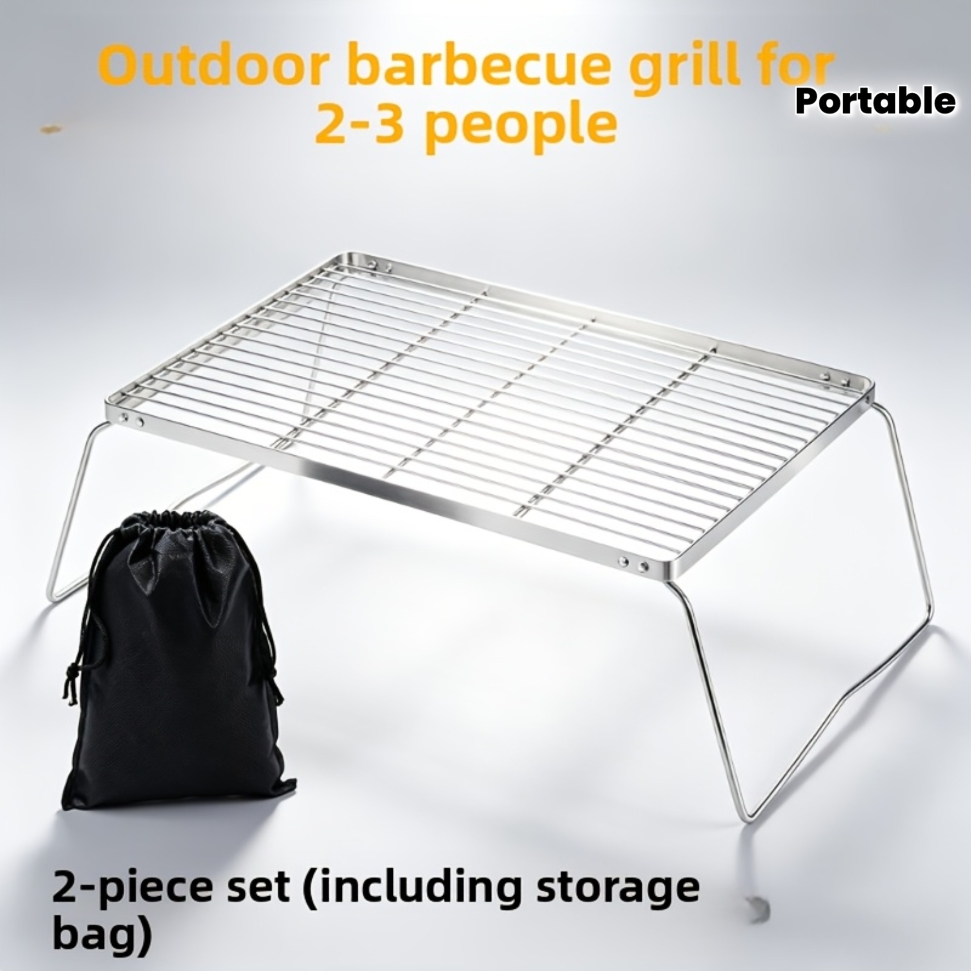 Portable Foldable Stainless Ca - Camping Cooking Gear 评论和价格