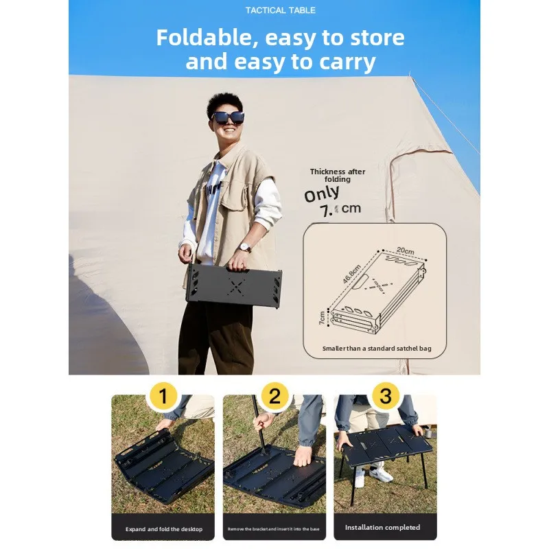 Aluminum alloy folding table,  - Camping Cooking Table Foldable 评论和价格