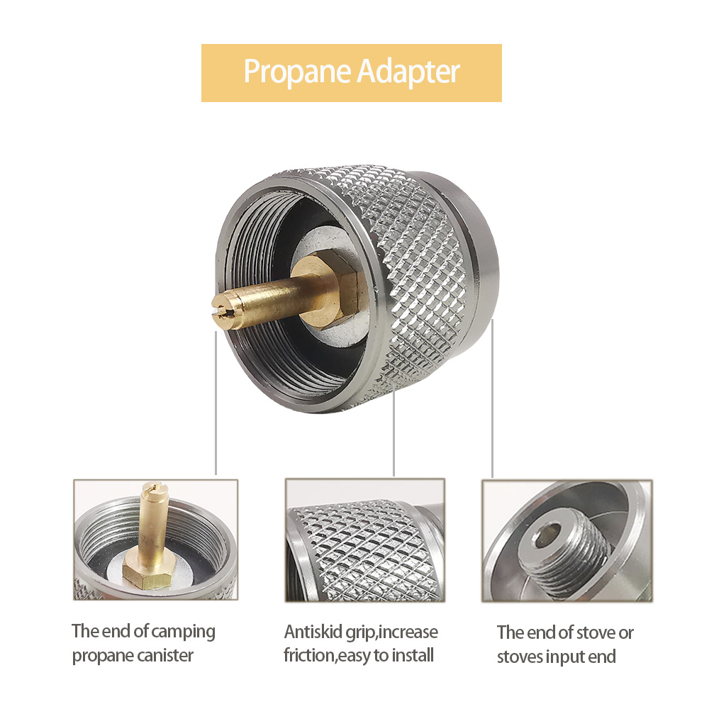 1Pc Camping Stove Adapter Conv - Camping Cooking Butane 评论和价格
