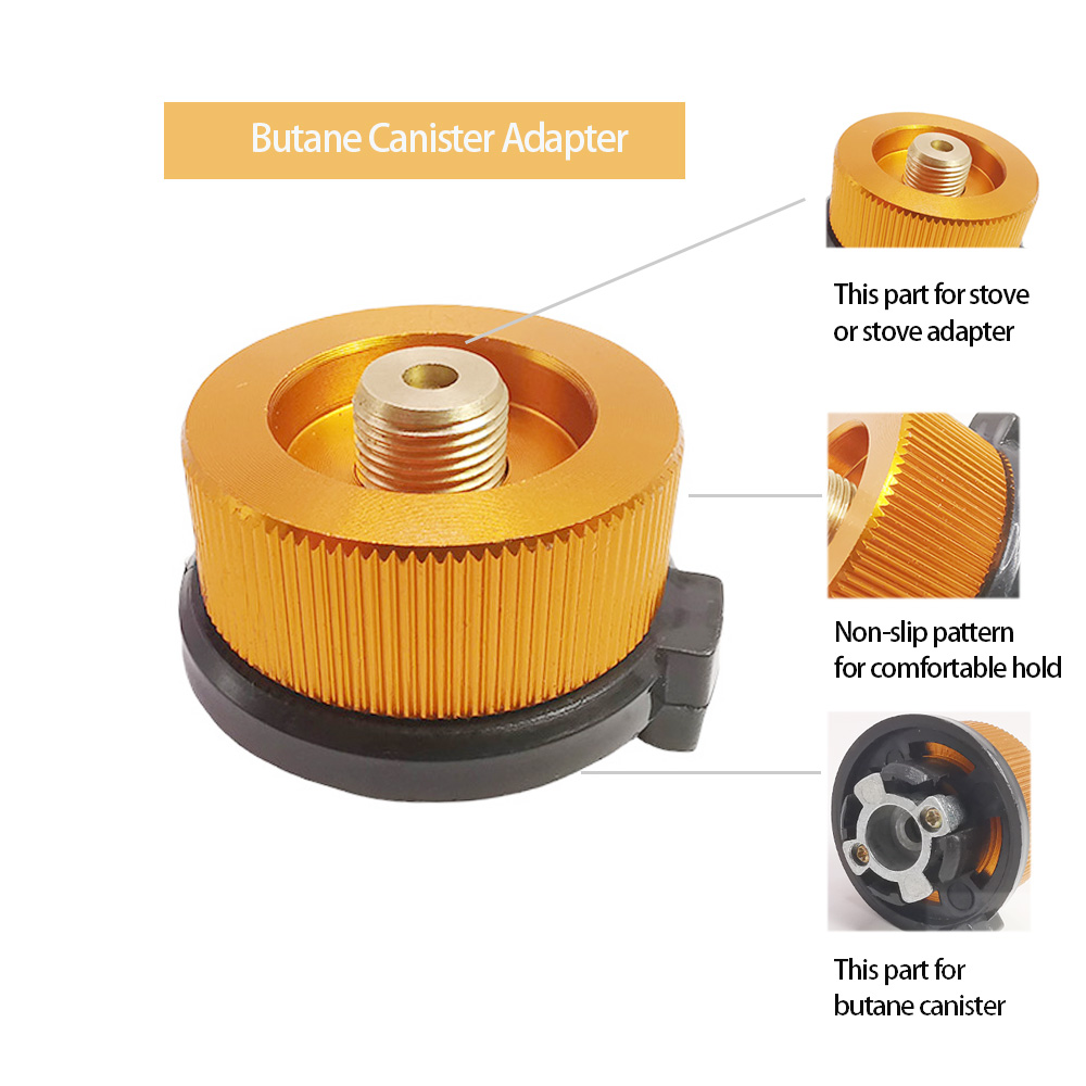 1Pc Camping Stove Adapter Conv - Camping Cooking Butane 评论和价格