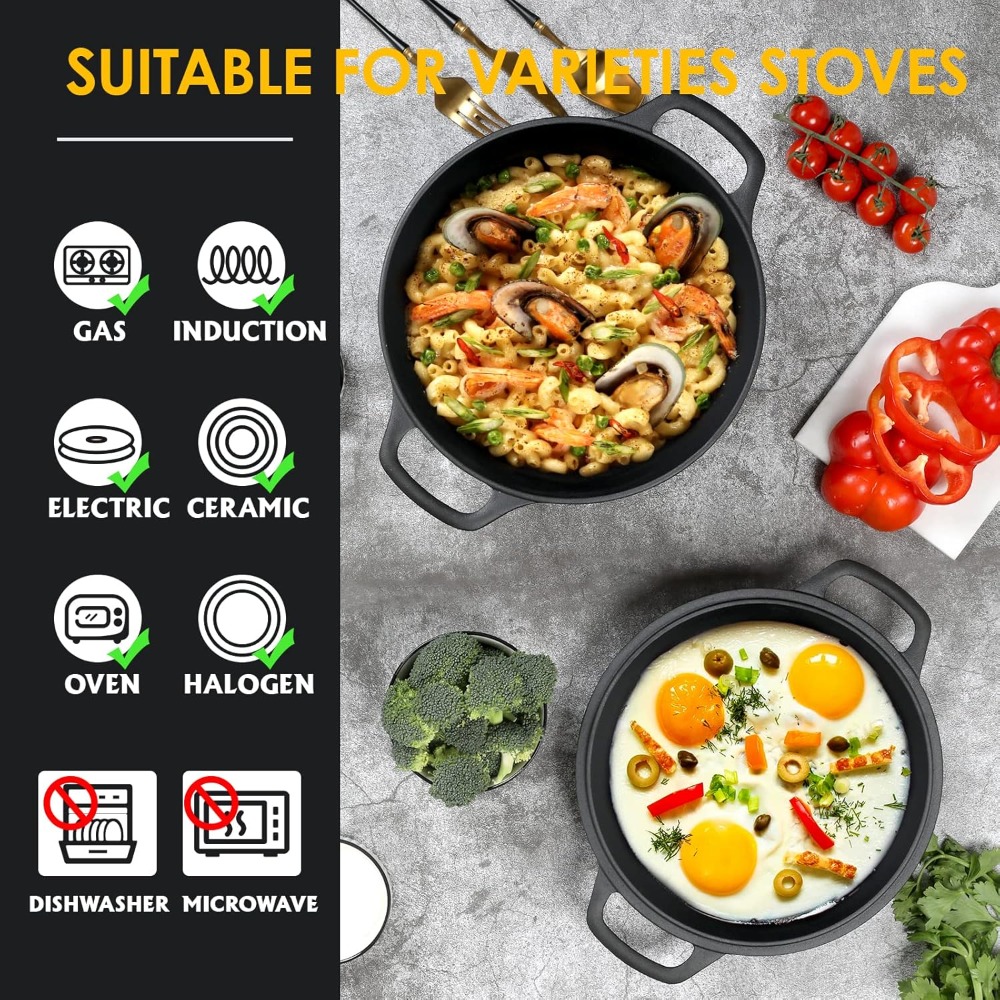 Daily Practical Supplies	  Pre - Skillet Cast Iron Camp 评论和价格