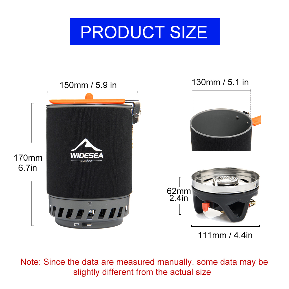 Widesea Camping Cooking System - Camping Cooking Gas Stove 评论和价格