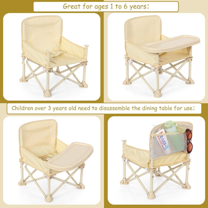 Baby Outdoor Beach Chair with  - Camping Cooking Table Foldable 评论和价格