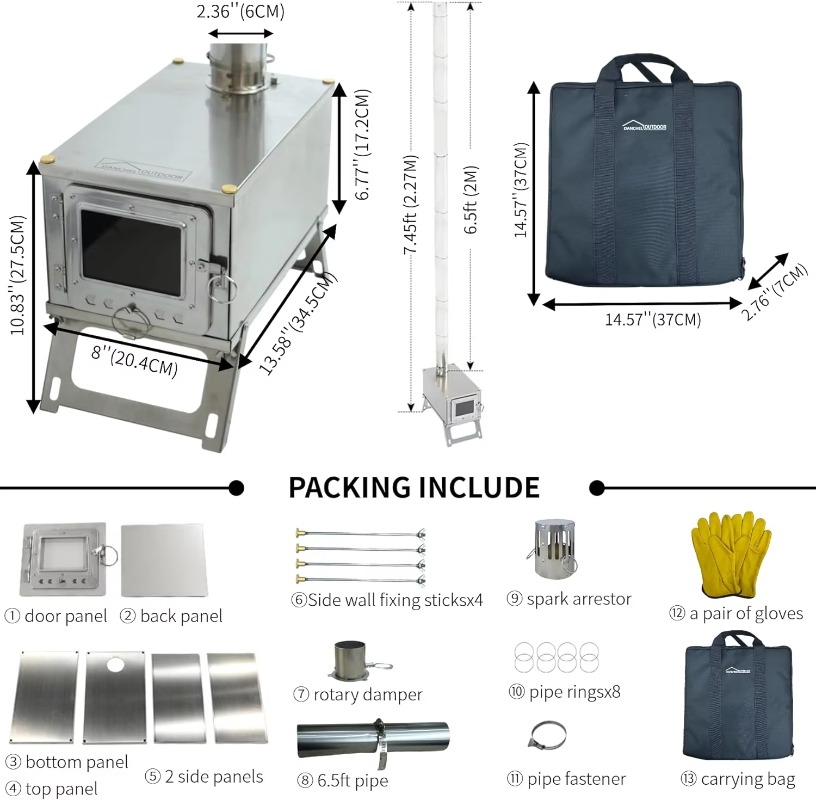 【Popular】DANCHEL S1 Foldable T - Camping Cooking Area 评论和价格