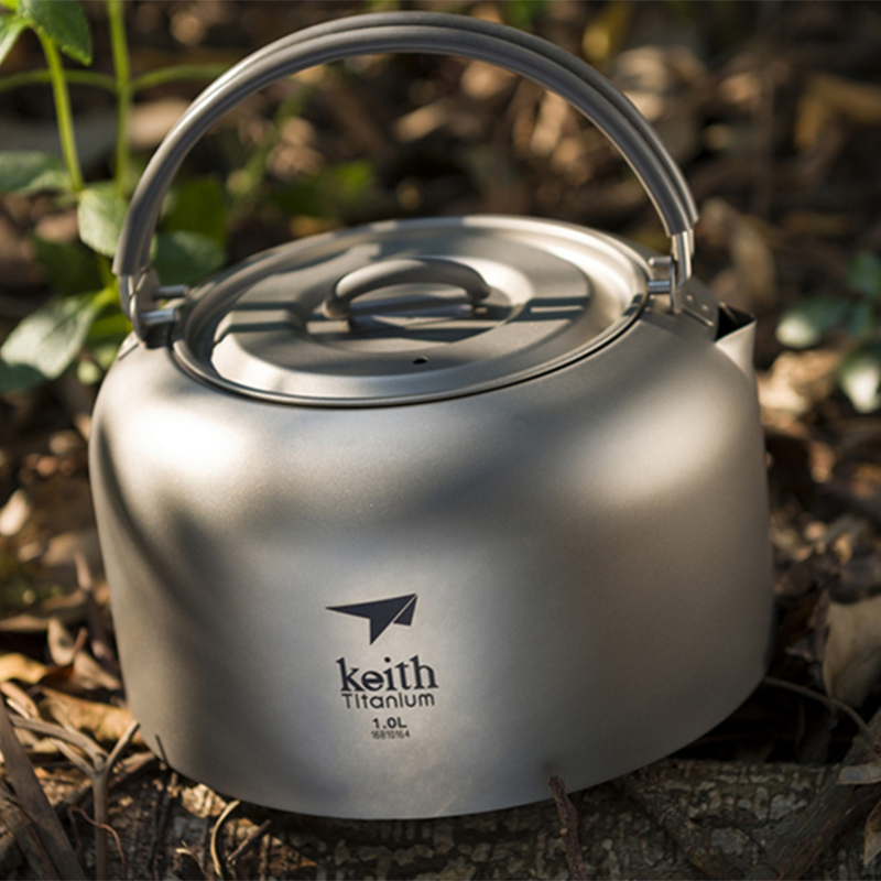 Keith Titanium Kettle 1L, Bact - Camping Cooking System 评论和价格
