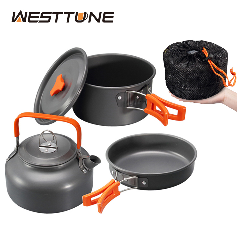 WESTTUNE Camping Cookware Kit  - Camping Cooking Tool Set 评论和价格