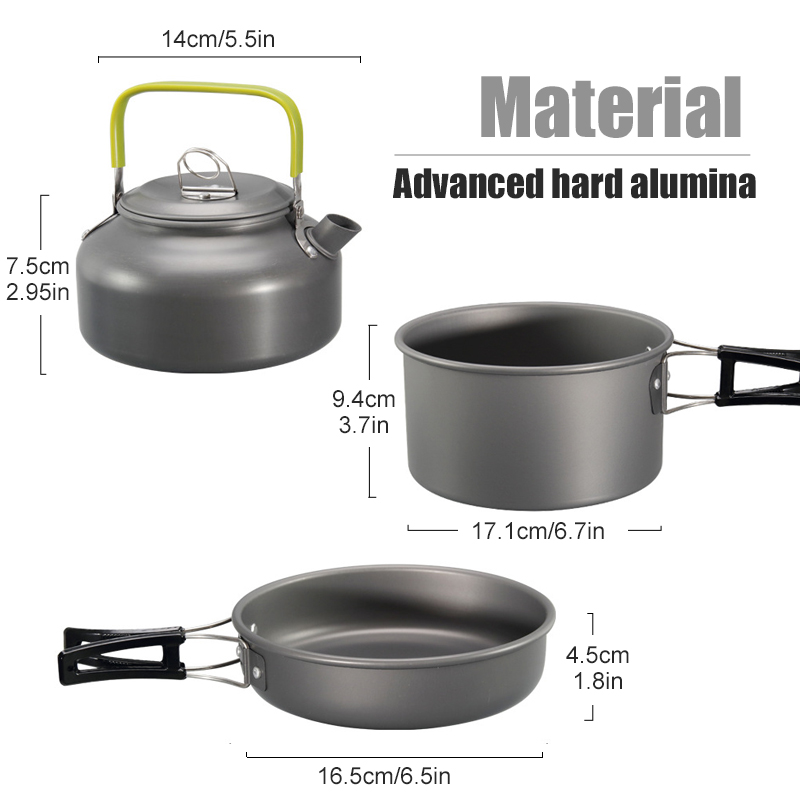 WESTTUNE Camping Cookware Kit  - Camping Cooking Tool Set 评论和价格