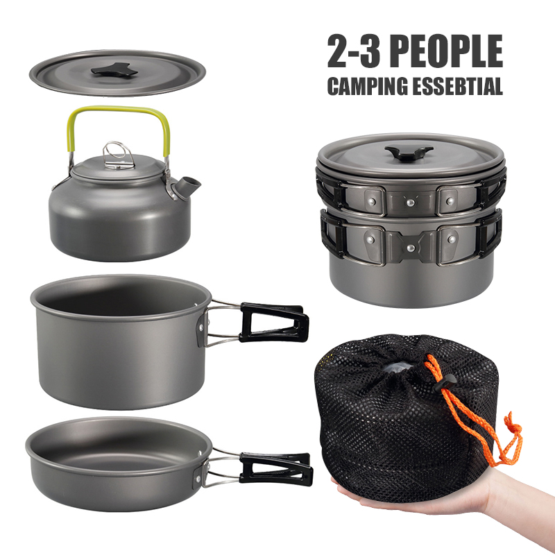 WESTTUNE Camping Cookware Kit  - Camping Cooking Tool Set 评论和价格