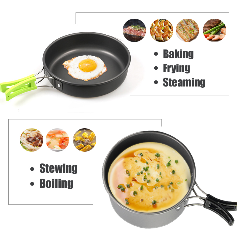 WESTTUNE Camping Cookware Kit  - Camping Cooking Tool Set 评论和价格