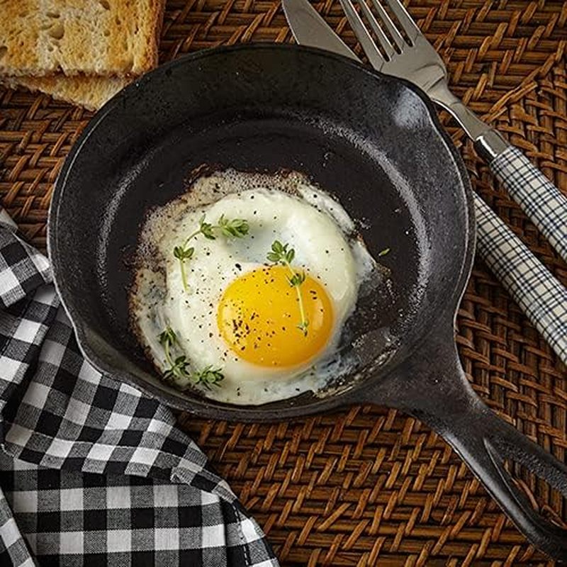 6 Inch Cast Iron Skillet, Fryi - Skillet Cast Iron Camp 评论和价格