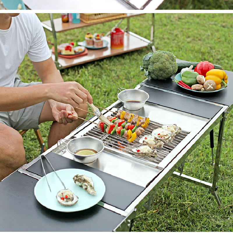 SmiloDon IGT BBQ Stove 1 Unit  - Camping Cooking Table Foldable 评论和价格