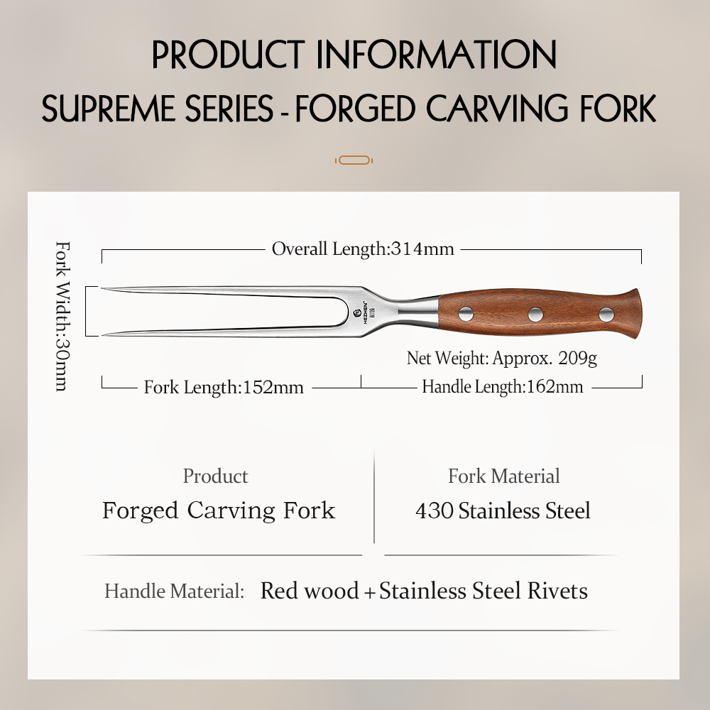 HEZHEN Barbecue Fork German St - Camping Cooking Meat 评论和价格