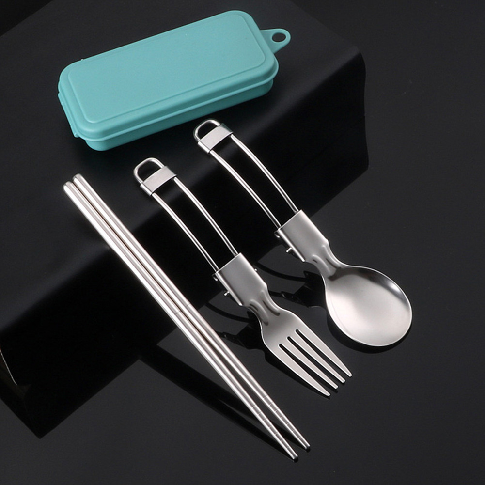 Picnic Cutlery Camping Utensil - Camping Cooking Set Stainless Steel 评论和价格