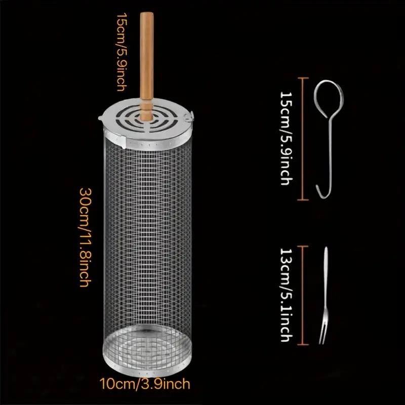 Stainless Steel BBQ Grill Bask - Camping Cooking Area 评论和价格