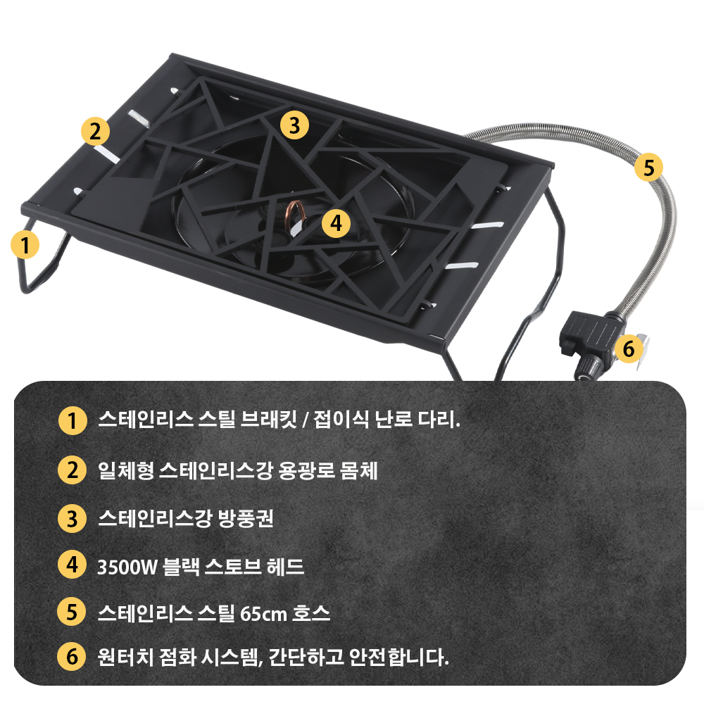 Pandatour Camping IGT Stove 65 - Camping Cooking Gas Stove 评论和价格