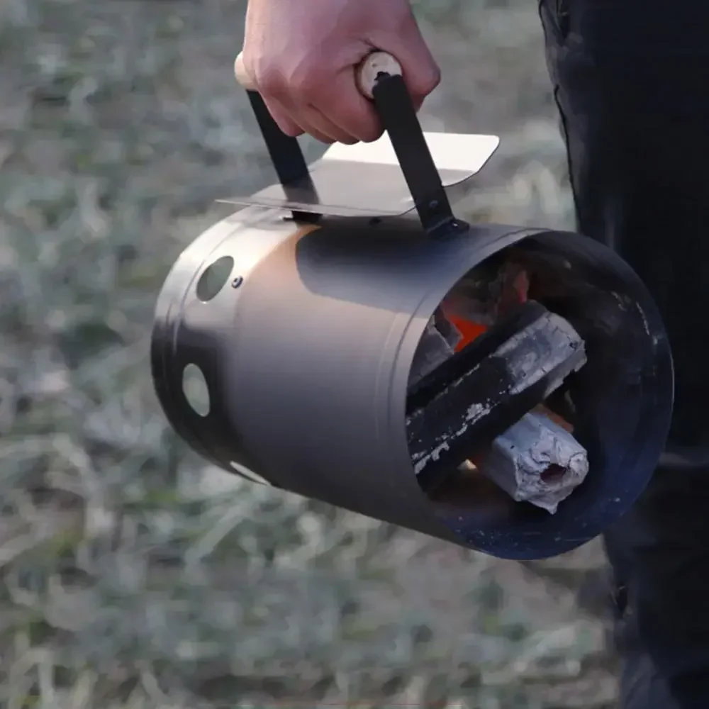 Charcoal Starter Bucket, Porta - Charcoal Chimney Starter 评论和价格