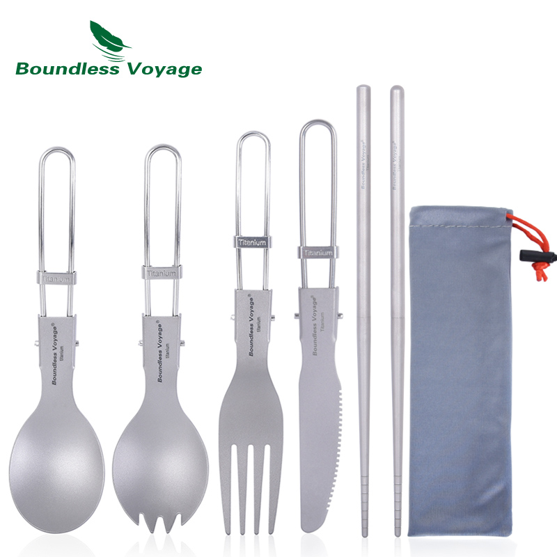 Boundless Voyage Titanium Camp - Camping Cooking Set Stainless Steel 评论和价格