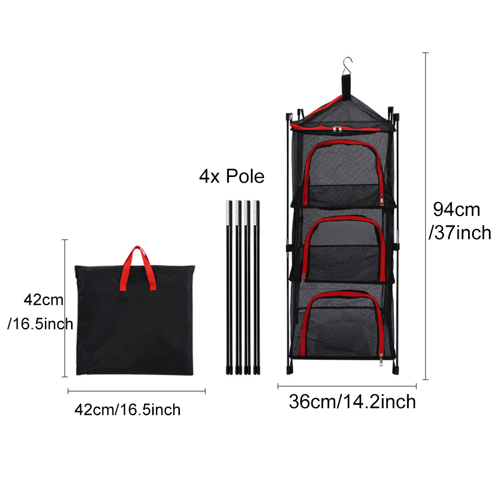 Camping Storage Drying Net 3 L - Camping Outdoor Cooking Table 评论和价格