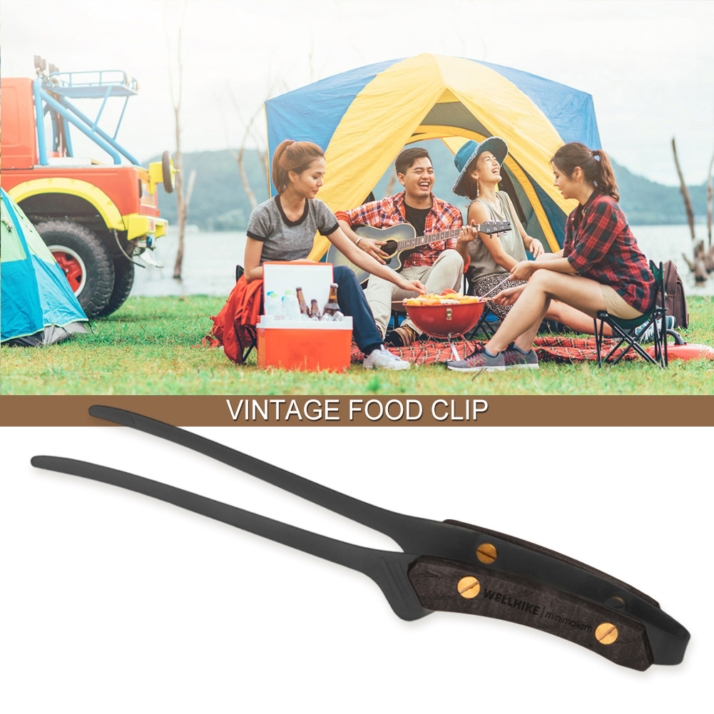 BBQ Grill Barbecue Tong Vintag - Vintage Camping Cooking Set 评论和价格