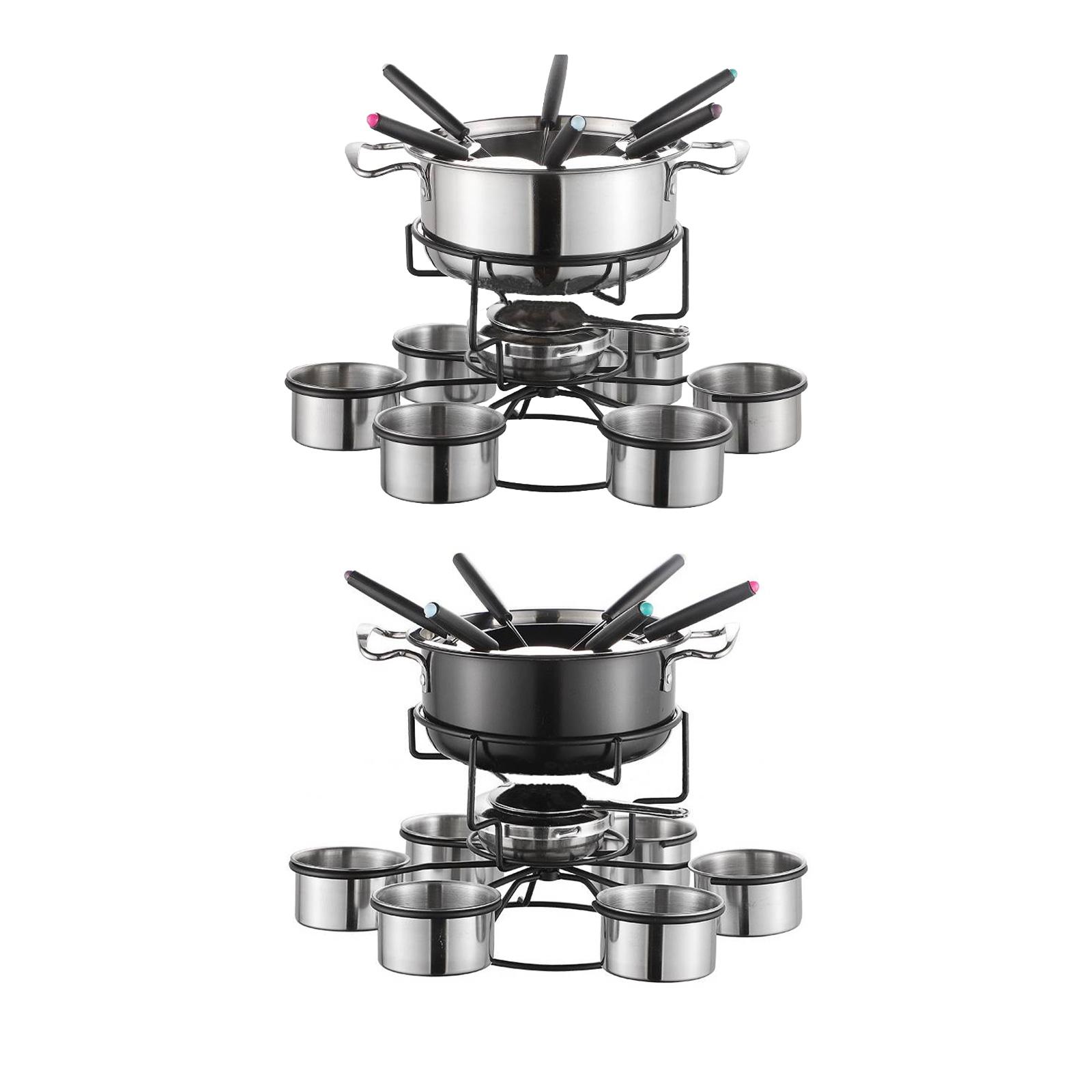 Fondue Pot Set Cooking Stove T - Camping Cooking Set Stainless Steel 评论和价格
