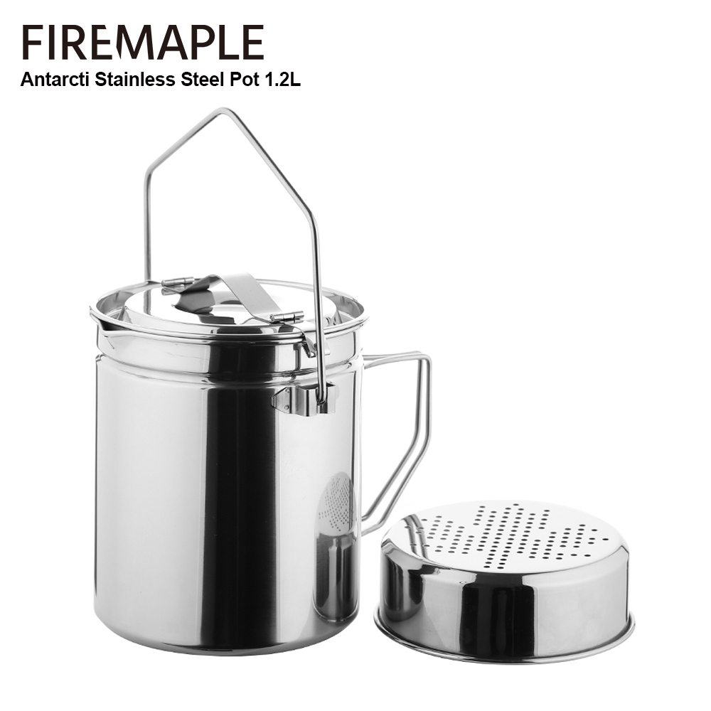 Fire-Maple 1.2L Stainless Stee - Camping Cooking Set Stainless Steel 评论和价格