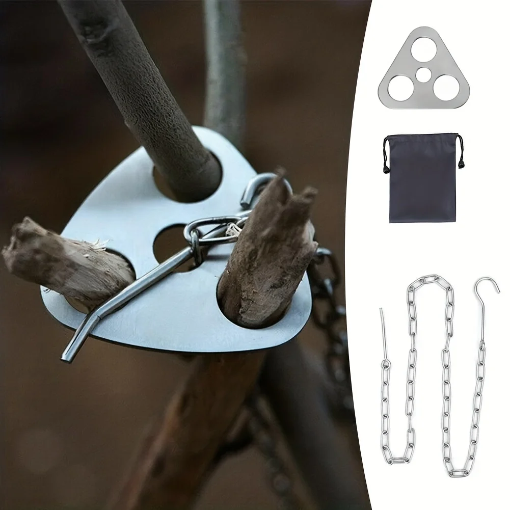 Outdoor BBQ Tripod Portable De - Camping Cooking Gear 评论和价格