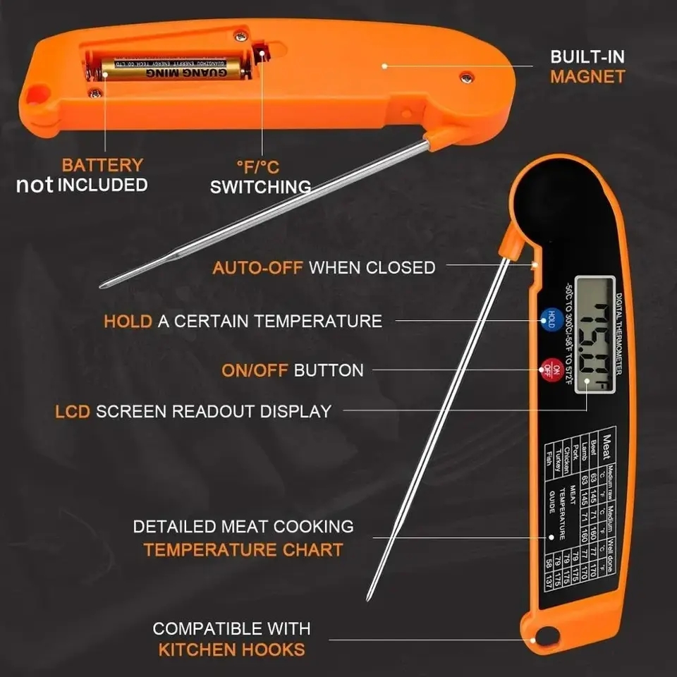 Waterproof Digital Kitchen Foo - Camping Cooking Meat 评论和价格