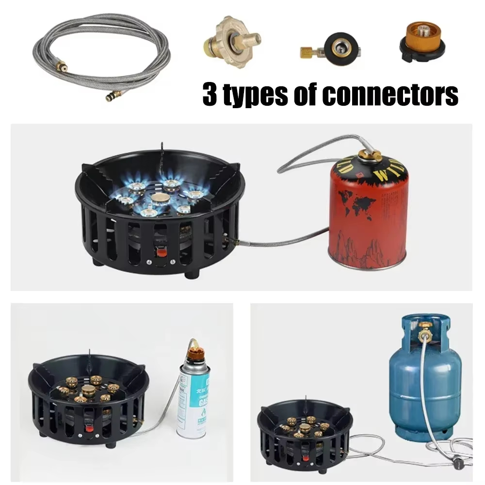 21000W 7-Core Camping Stove Hi - Camping Cooking Butane 评论和价格