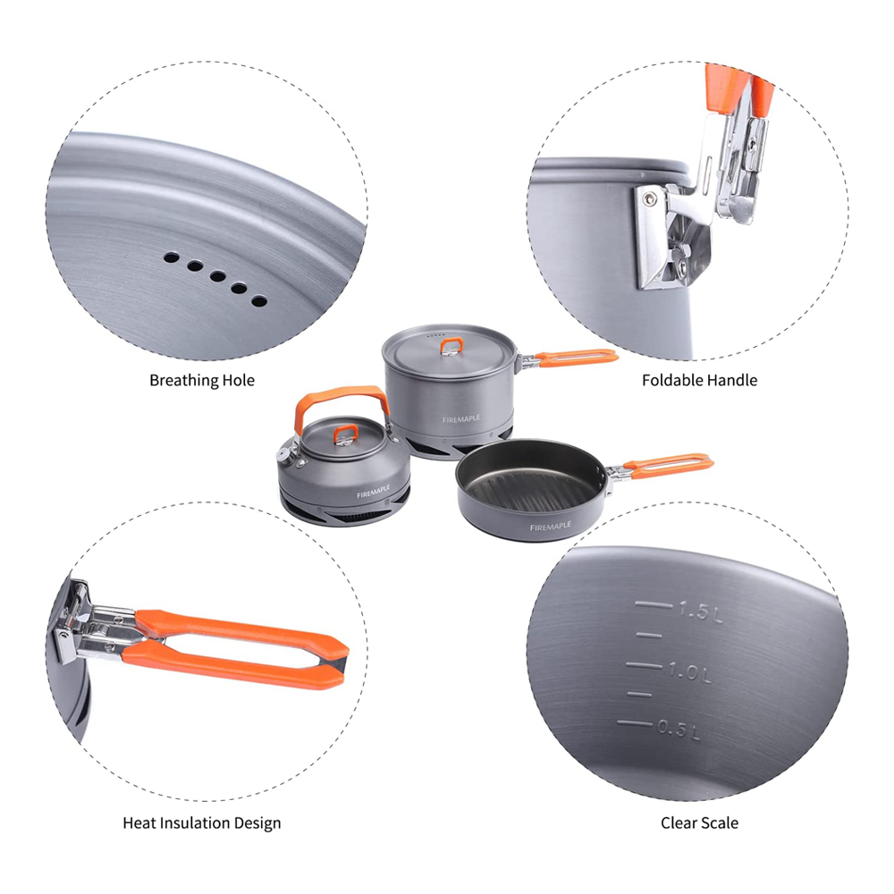 Fire Maple Camping Cookware Ut - Camping Cooking Utensils Kit 评论和价格