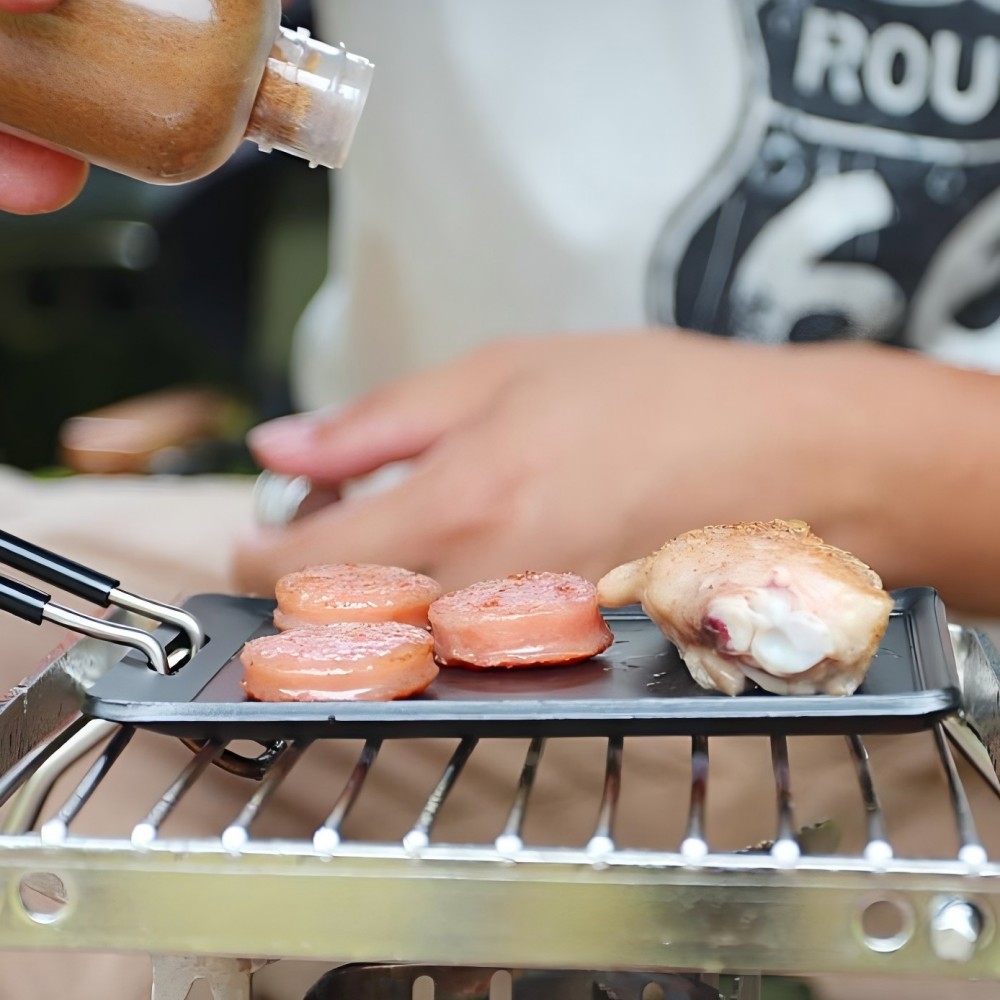 Camping Frying Pan Outdoor Por - Camping Cooking Plate 评论和价格